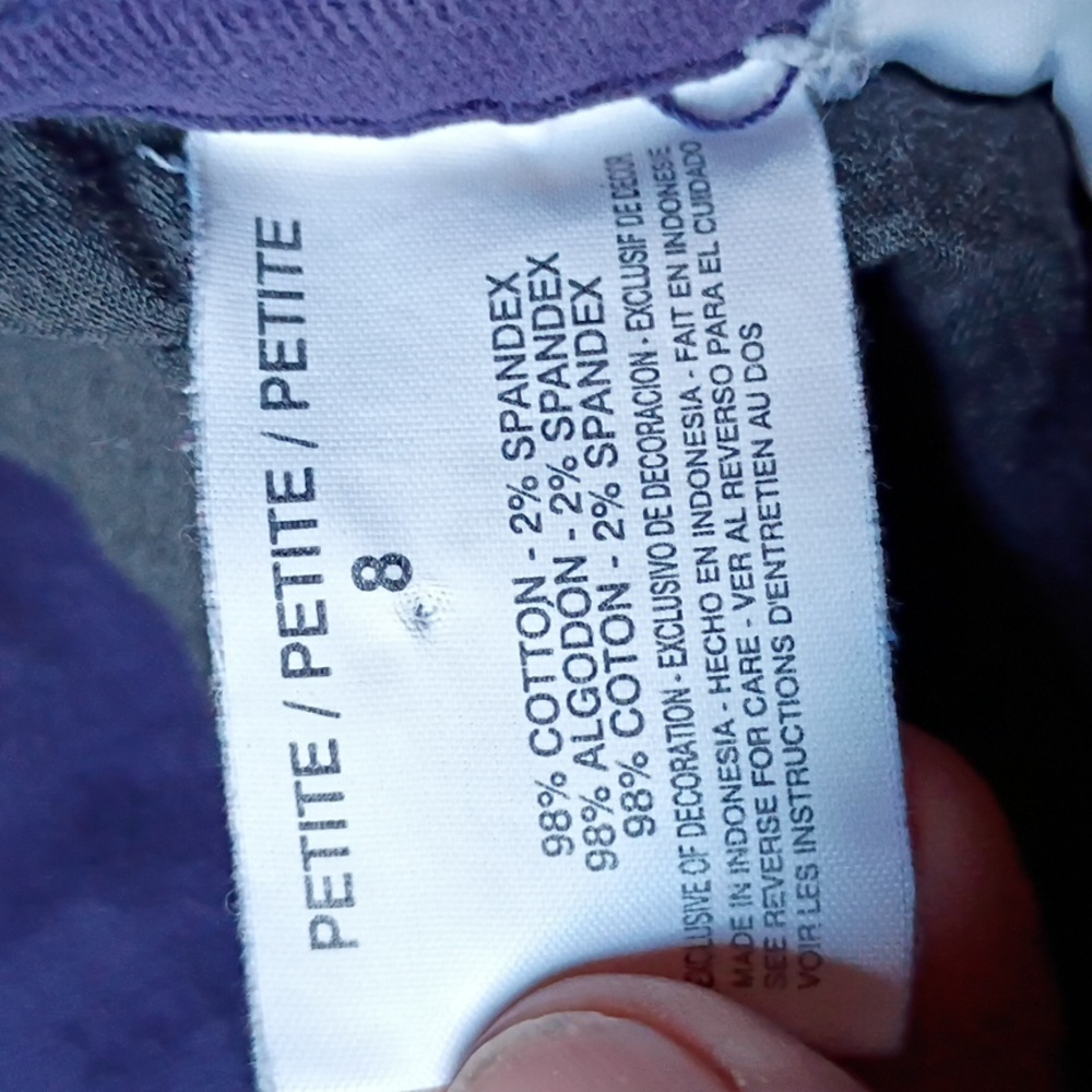 Gloria Vanderbilt Women's Straight Leg Jeans in Lavender - Picture 3 of 8